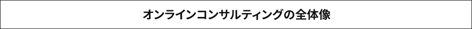 オンラインコンサルティングの全体像